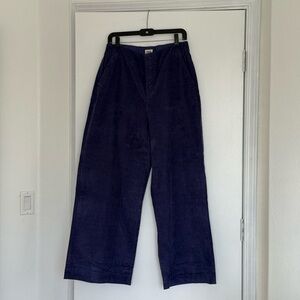 Pact Navy Corduroy Que leg pant